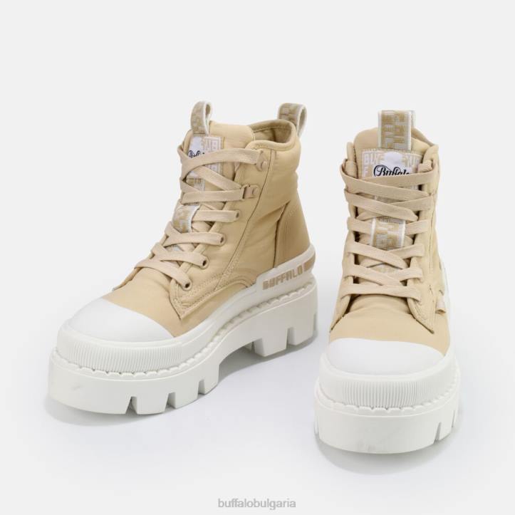 Raven Hi Bootie Vegan DRV892 бежово Buffalo |ботуши
