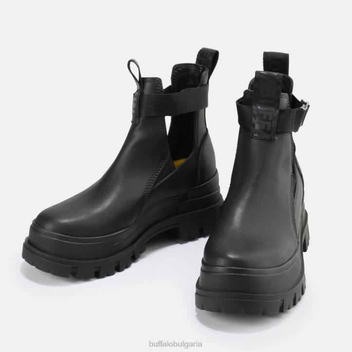 aspha coa bootie vegan DRV713 черен Buffalo |ботуши