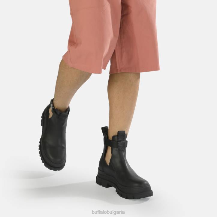 aspha coa bootie vegan DRV774 черен Buffalo |ботуши