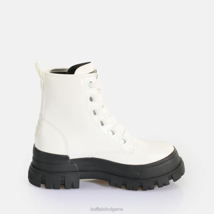 aspha laceup hi ankle boot vegan DRV435 бяло Buffalo |ботуши