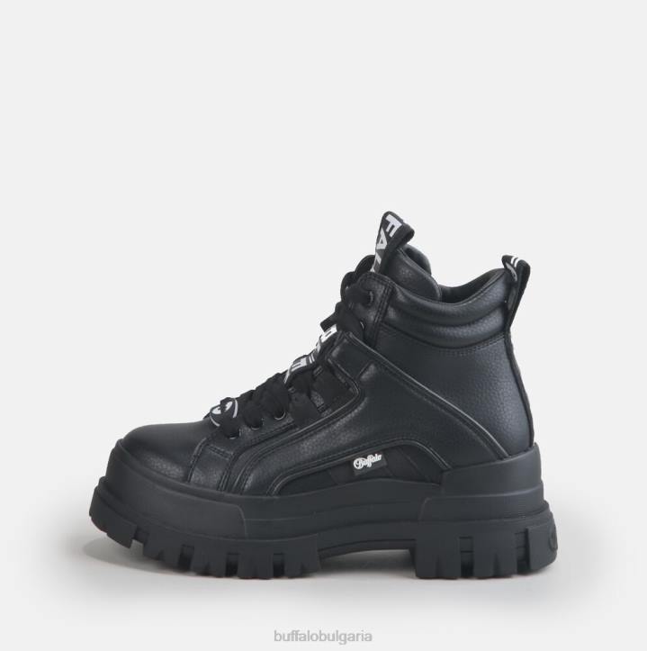 aspha nc mid bootie flat vegan DRV198 черен Buffalo |ботуши