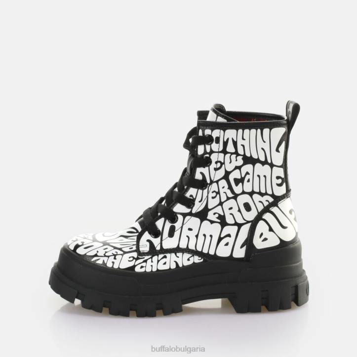 aspha rld laceup mid ankle-boot vegan DRV914 черен аоп Buffalo |ботуши