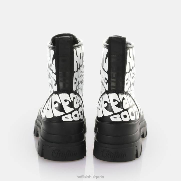 aspha rld laceup mid ankle-boot vegan DRV914 черен аоп Buffalo |ботуши