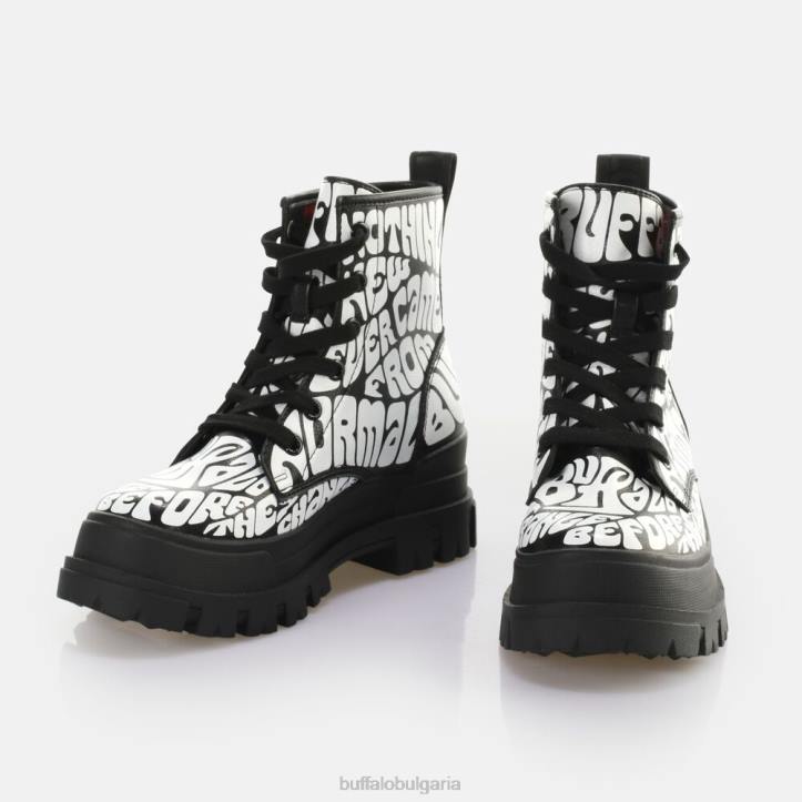 aspha rld laceup mid ankle-boot vegan DRV914 черен аоп Buffalo |ботуши