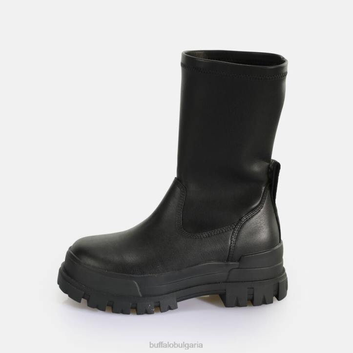 aspha sockboot вегански ботуши до глезена DRV808 черен Buffalo |ботуши