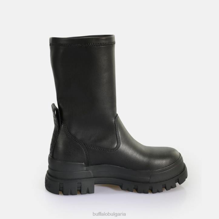 aspha sockboot вегански ботуши до глезена DRV808 черен Buffalo |ботуши