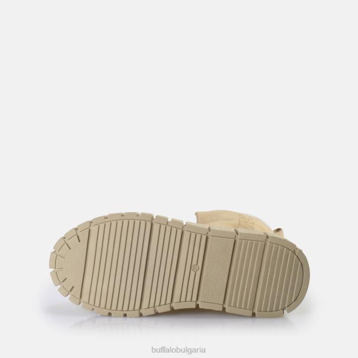rampa lace up hi топли боти до глезена DRV466 сметана Buffalo |ботуши