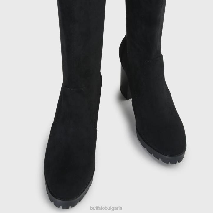 madyson overknee vegan DRV560 черен Buffalo |ботуши