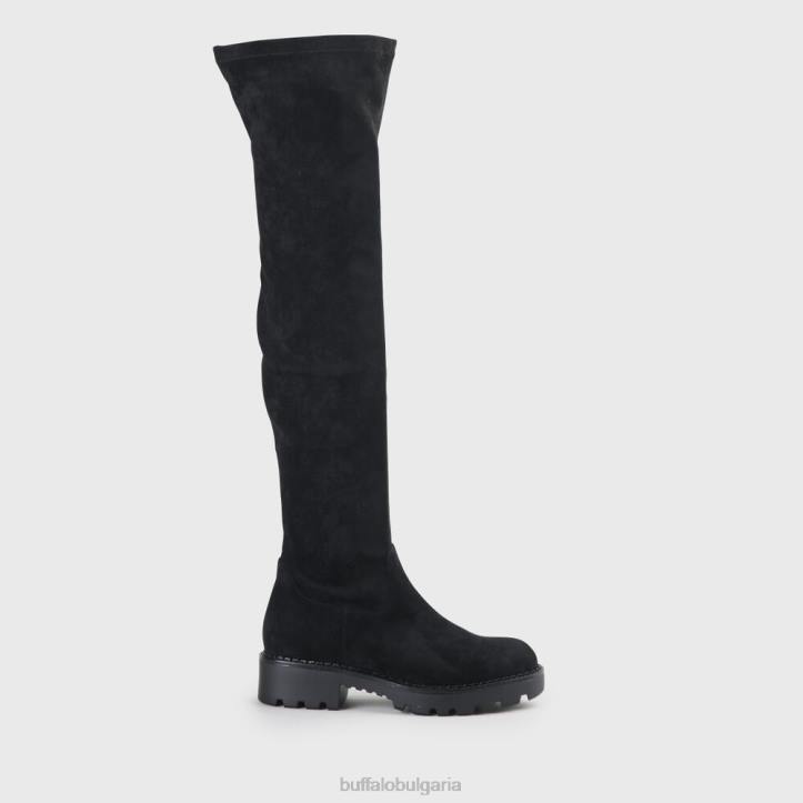 myrna boot flat vegan DRV502 черен Buffalo |ботуши myrna boot flat vegan DRV502 черен Buffalo |ботуши