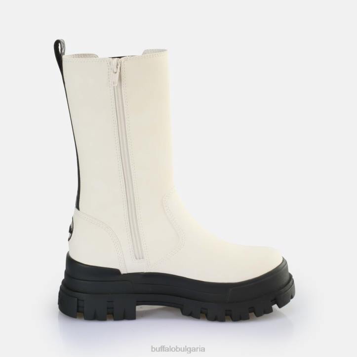 aspha clf chelsea hi boot vegan DRV470 яйчена черупка/черна Buffalo |ботуши
