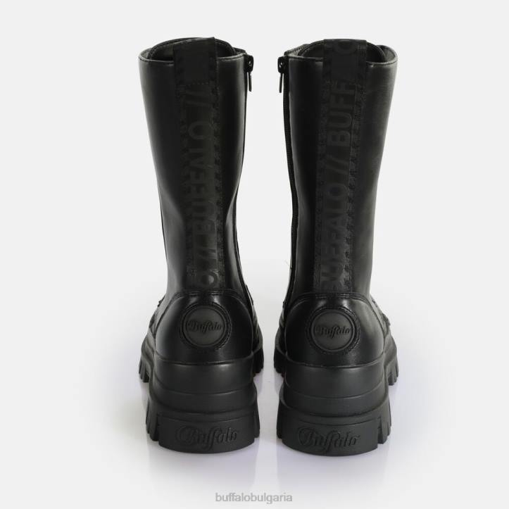 aspha steel laceup hi boot vegan DRV629 черен Buffalo |ботуши
