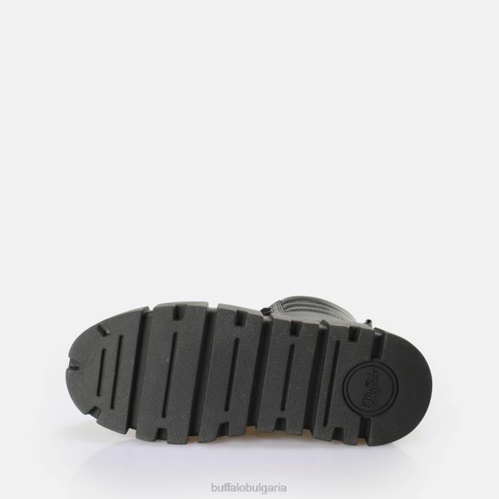 ava laceup mid boot vegan DRV894 черен Buffalo |ботуши