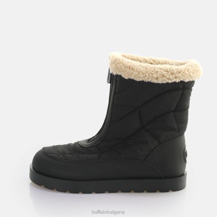 eve puff boot ботуш веган DRV305 черно/бежово Buffalo |ботуши