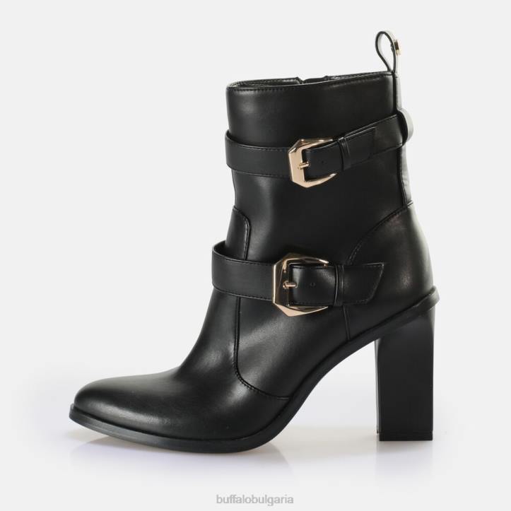 zoe buckle boot ботуш веган DRV711 черен Buffalo |ботуши