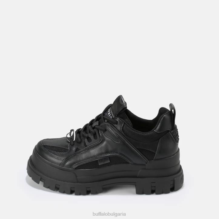 aspha hyb lace up vegan DRV818 черен Buffalo |маратонки aspha hyb lace up vegan DRV818 черен Buffalo |маратонки