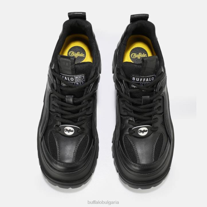 aspha hyb lace up vegan DRV818 черен Buffalo |маратонки