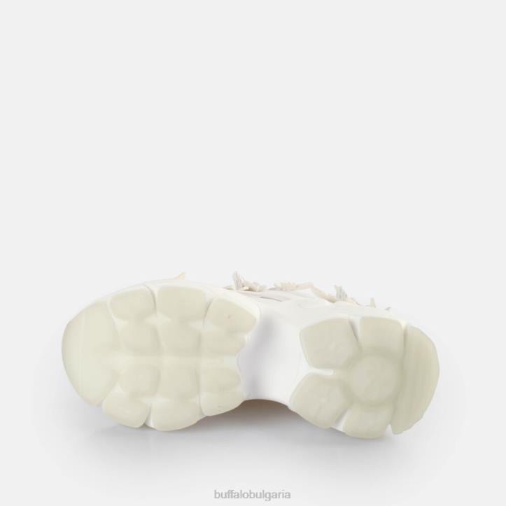 binary butterfly sneakers low vegan DRV43 бяла/русалка Buffalo |маратонки