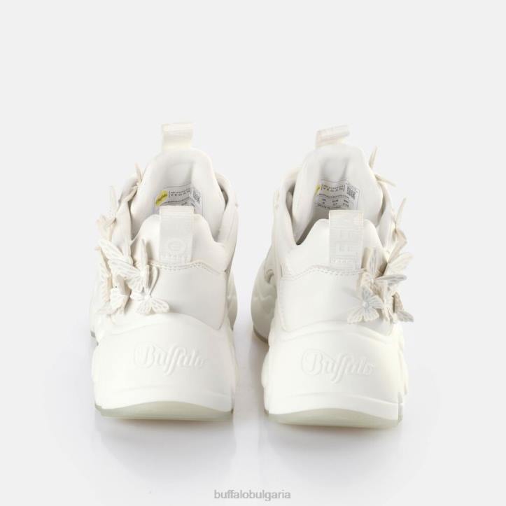 binary butterfly sneakers low vegan DRV43 бяла/русалка Buffalo |маратонки