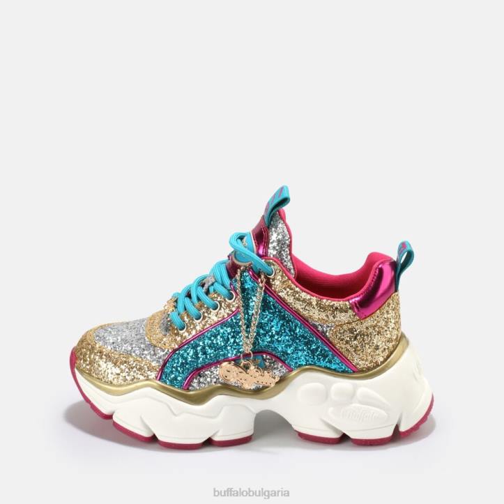 binary glam sneaker vegan DRV321 сребро Buffalo |маратонки