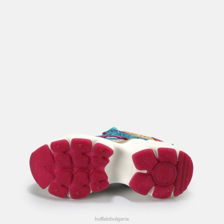 binary glam sneaker vegan DRV321 сребро Buffalo |маратонки