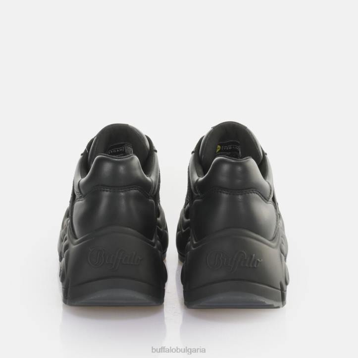binary glam sneaker vegan DRV322 блясък/черно Buffalo |маратонки