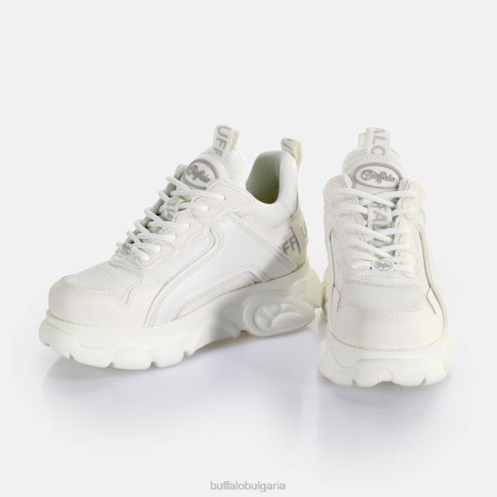 cld chai low trainer веган DRV75 тройно бяло Buffalo |маратонки