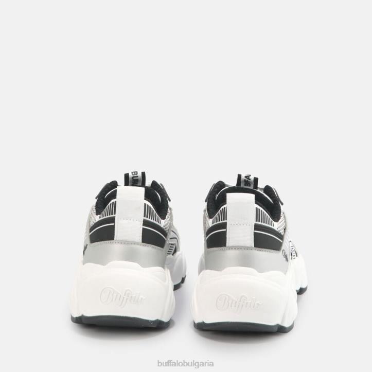 cld run jog sneaker ниско веган DRV235 Черно бяла Buffalo |маратонки