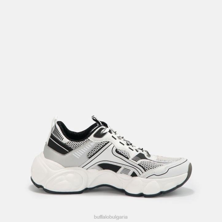 cld run jog sneaker ниско веган DRV235 Черно бяла Buffalo |маратонки