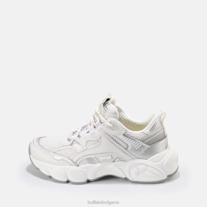 cld run jog sneaker vegan DRV236 бяло със сребро Buffalo |маратонки