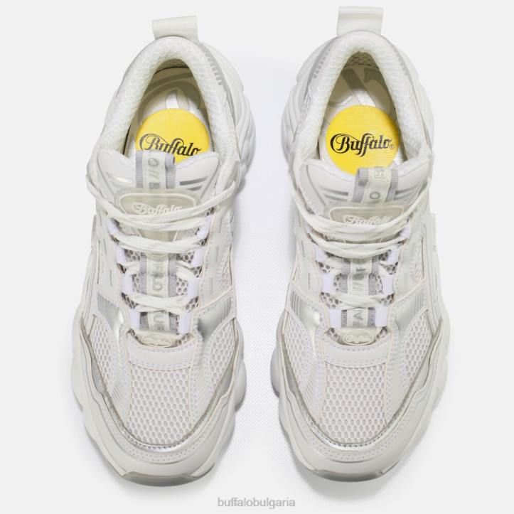 cld run jog sneaker vegan DRV236 бяло със сребро Buffalo |маратонки