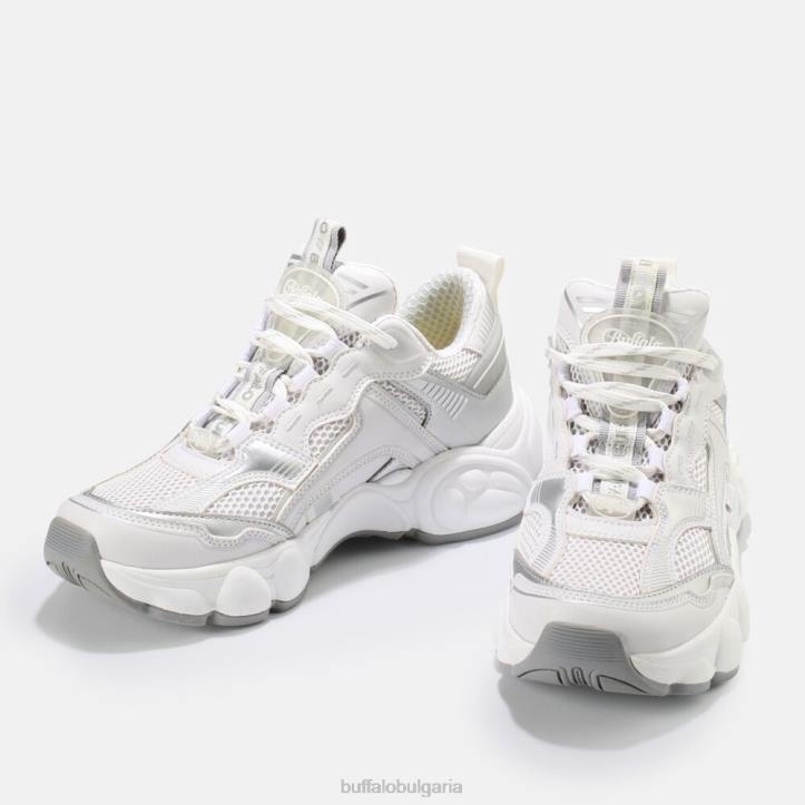 cld run jog sneaker vegan DRV236 бяло със сребро Buffalo |маратонки