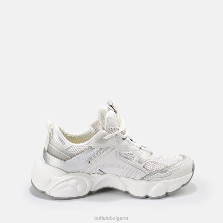 cld run jog sneaker vegan DRV236 бяло със сребро Buffalo |маратонки