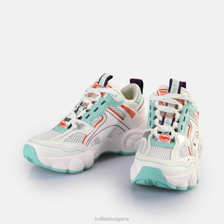 cld run jog sneakers ниско веган DRV237 бяло/мента/корал Buffalo |маратонки