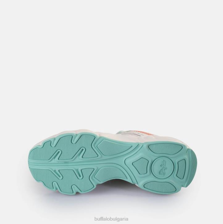 cld run jog sneakers ниско веган DRV237 бяло/мента/корал Buffalo |маратонки