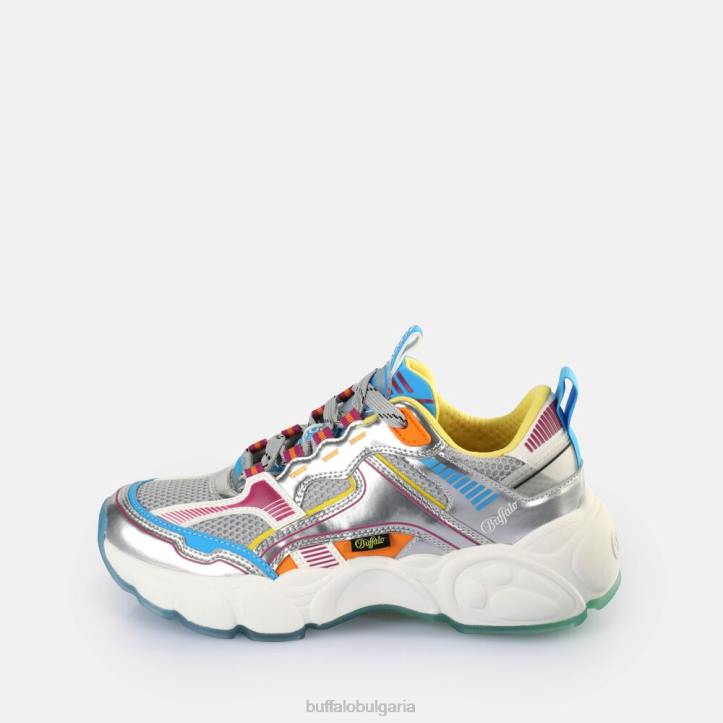 cld run jog sneakers ниско веган DRV238 сребристо/лилаво Buffalo |маратонки