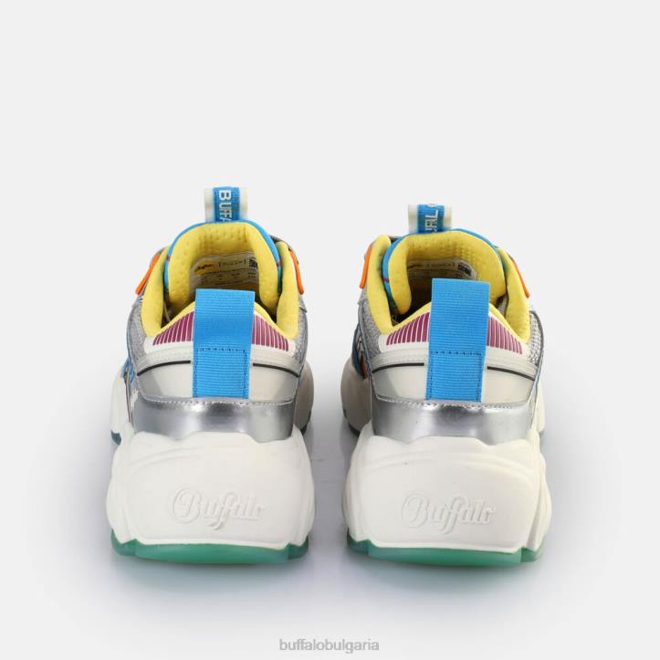 cld run jog sneakers ниско веган DRV238 сребристо/лилаво Buffalo |маратонки