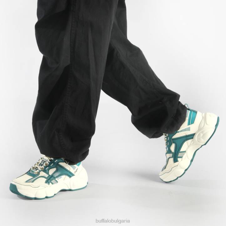 cld run jog sneakers ниско веган DRV912 сметана/зелено Buffalo |маратонки