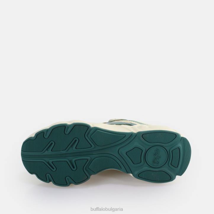 cld run jog sneakers ниско веган DRV912 сметана/зелено Buffalo |маратонки