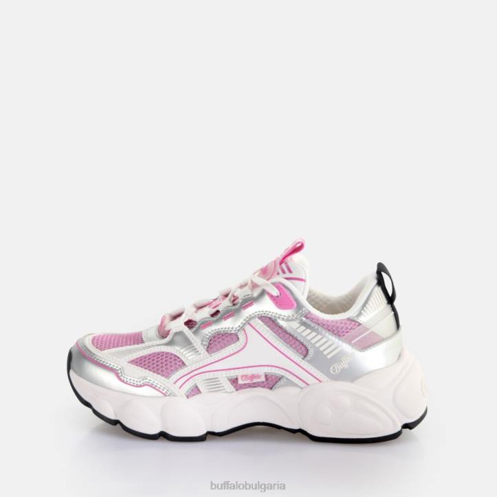 cld run jog trainers low vegan DRV239 сребристо/розово Buffalo |маратонки