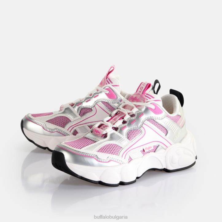 cld run jog trainers low vegan DRV239 сребристо/розово Buffalo |маратонки