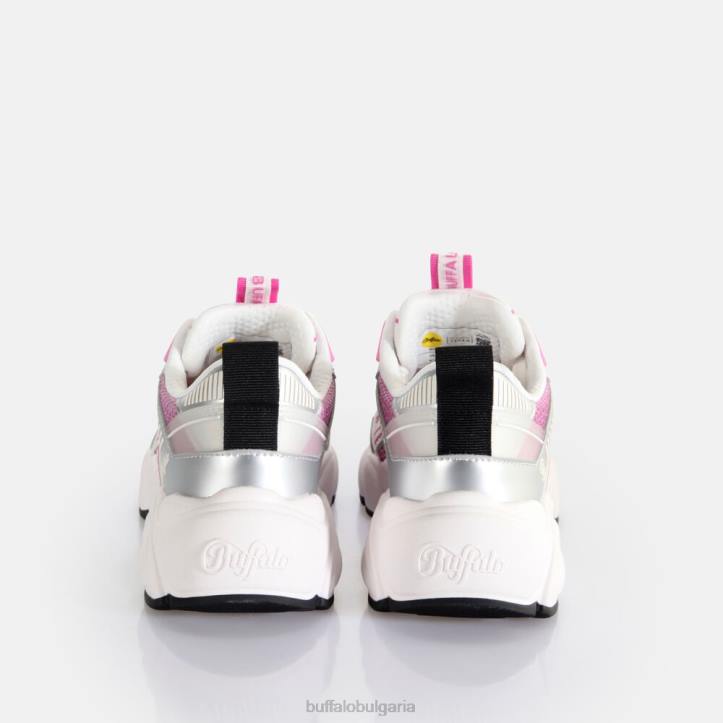 cld run jog trainers low vegan DRV239 сребристо/розово Buffalo |маратонки