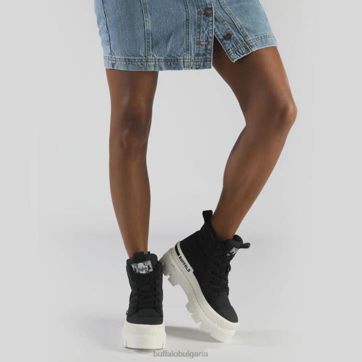 raven hi sneaker high vegan DRV893 Черно бяла Buffalo |маратонки