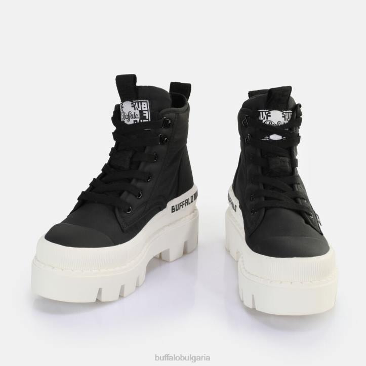 raven hi sneaker high vegan DRV893 Черно бяла Buffalo |маратонки