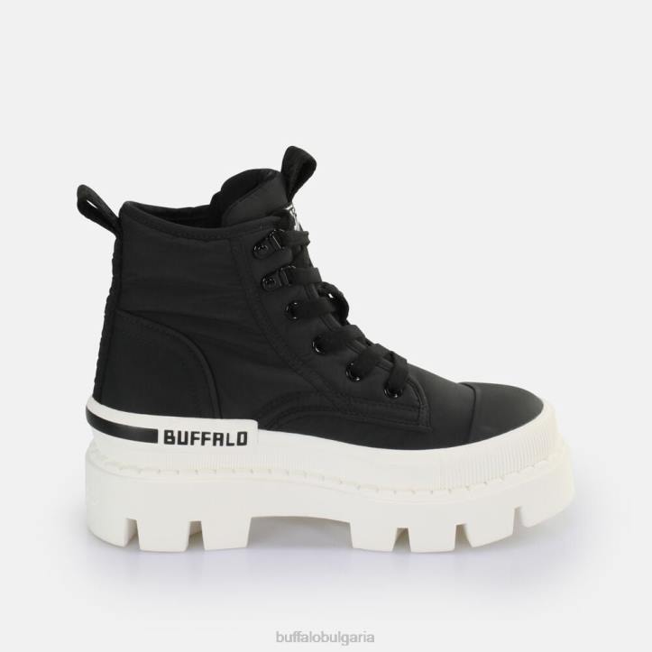 raven hi sneaker high vegan DRV893 Черно бяла Buffalo |маратонки
