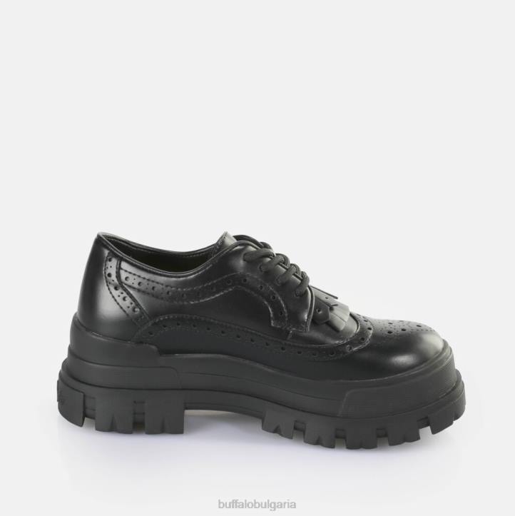 aspha brogue мокасини веган DRV160 черен Buffalo | мокасини