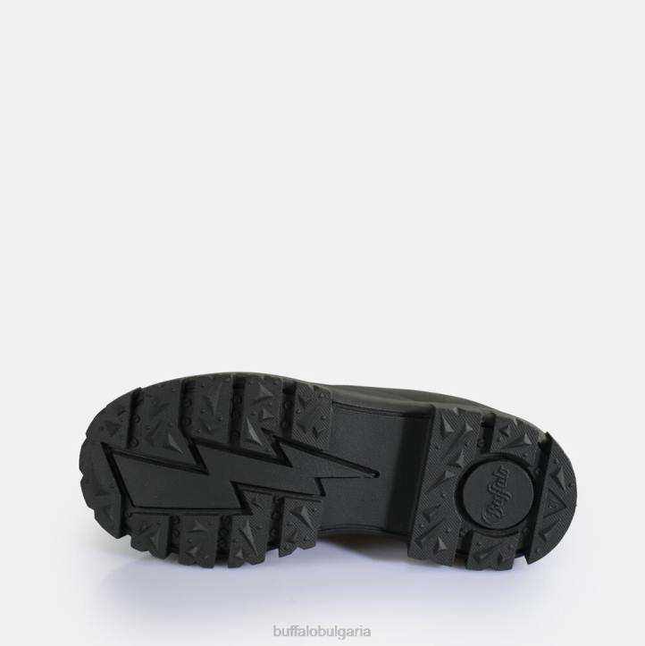 aspha clog 01 мокасини веган DRV255 черен Buffalo | мокасини