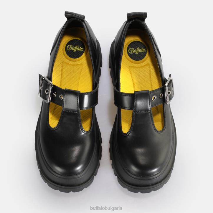 aspha jane loafer vegan DRV274 черен Buffalo | мокасини
