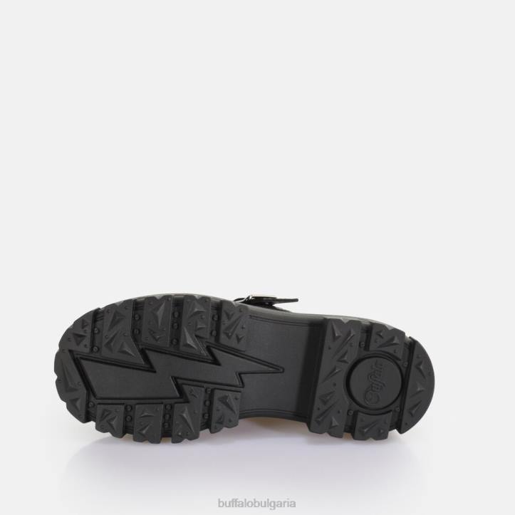aspha jane loafer vegan DRV274 черен Buffalo | мокасини