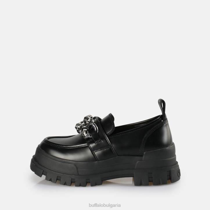 aspha loafer glam vegan DRV875 черен Buffalo | мокасини aspha loafer glam vegan DRV875 черен Buffalo | мокасини