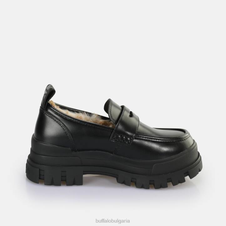 aspha loafer топли loafer веган DRV709 черен Buffalo | мокасини